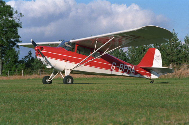 My old Aeronca Chief, G-BPRA, pictured in 1991