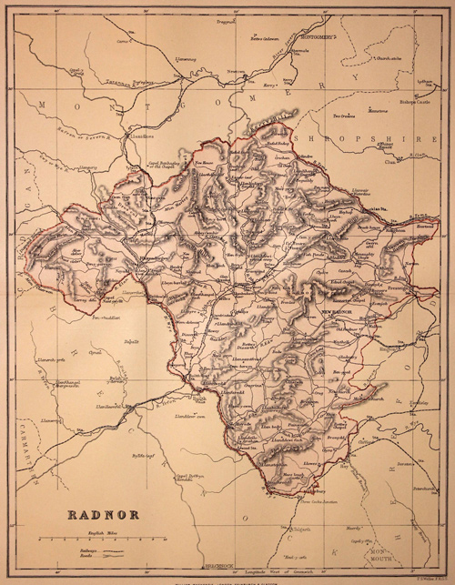 Map of Radnor